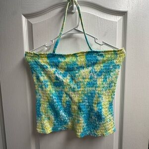 Justice Multicolor Smocked Women's Y2K Tube Top